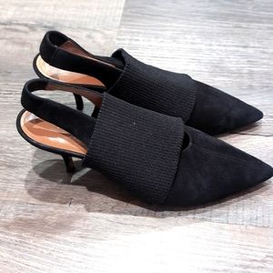 Sportmax made in Italy kitten heel shoes .